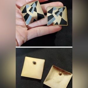 Vintage Abstract Earrings